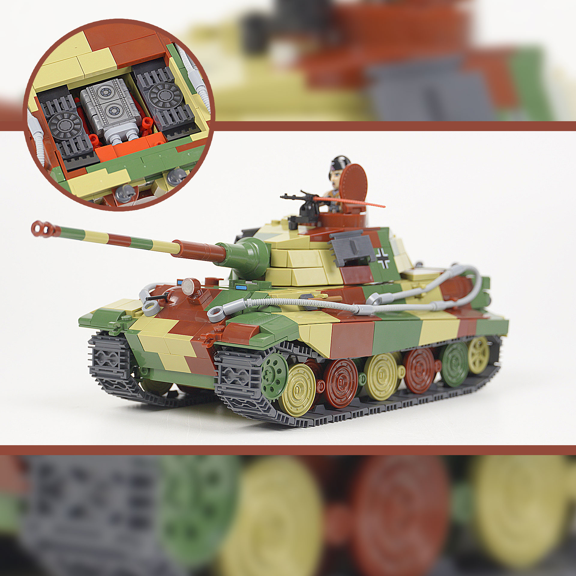 Cobi Panzer Vi K Nigstiger Speed Build Review Brickmeet En