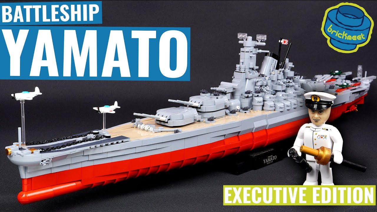 COBI 4832 Battleship Yamato Executive Edition Speed Build Review