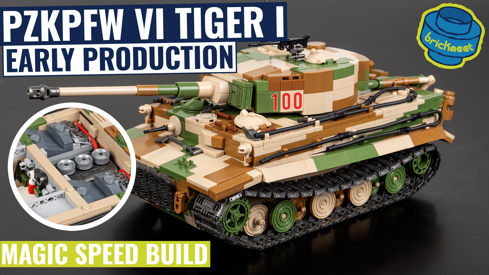 QuanGuan 100244 - Early Production PzKpfw VI Tiger I (Speed Build ...