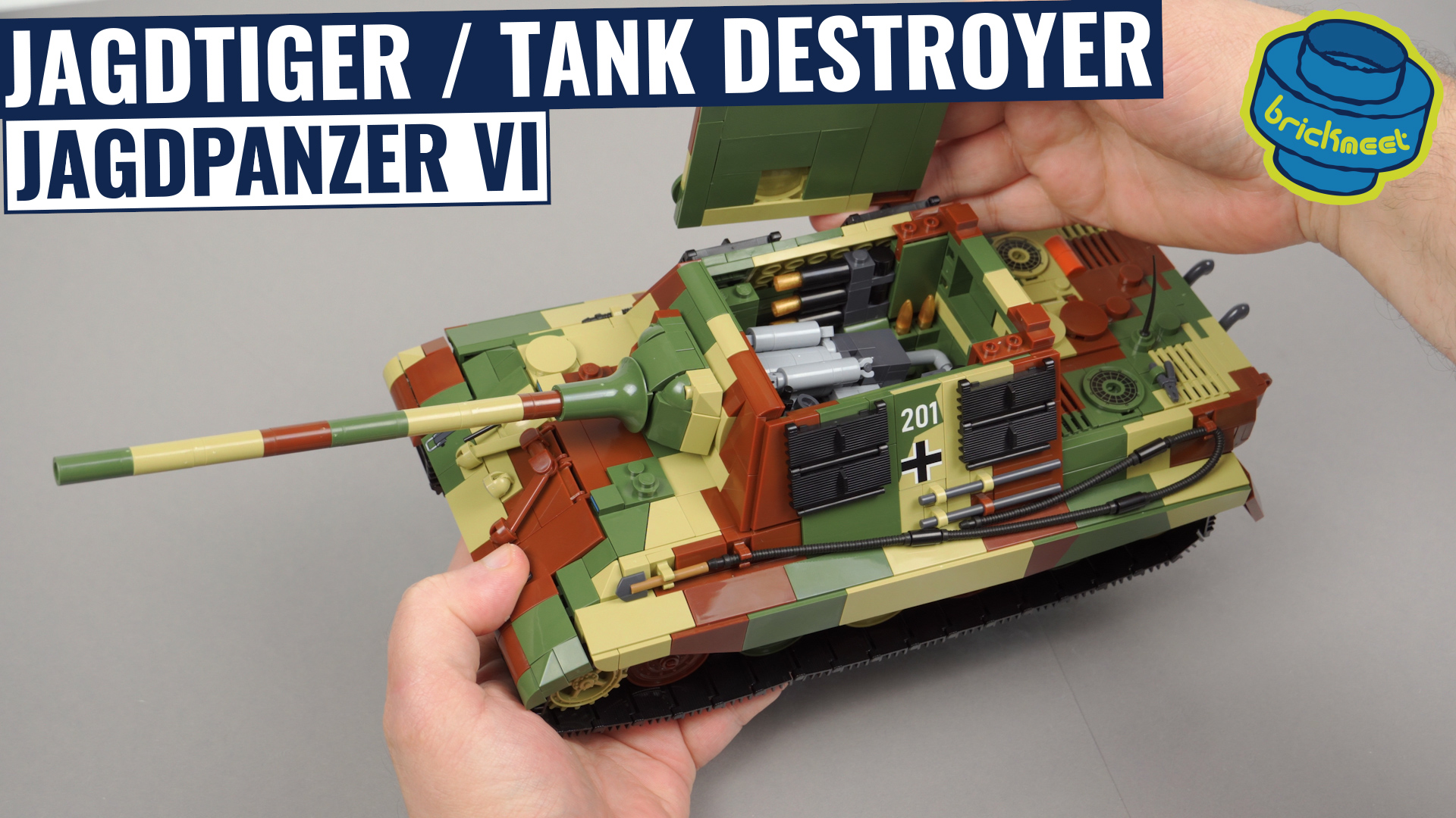 COBI 2580 - Jagdtiger / Tank Hunter - Jagdpanzer VI (Speed Build Review ...