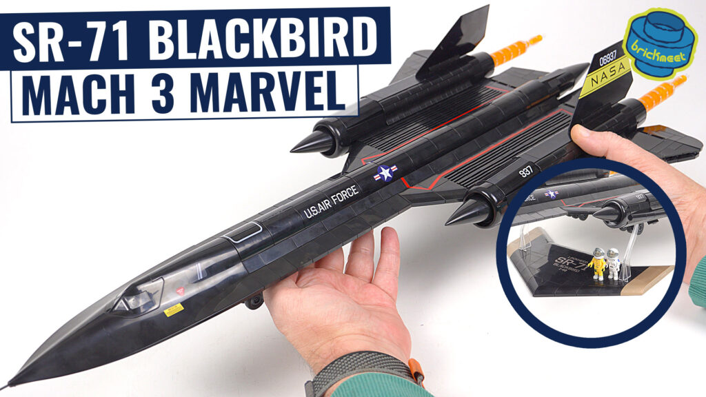 COBI 5890 – Lockheed SR-71 Blackbird – USAF + NASA (Speed Build Review)